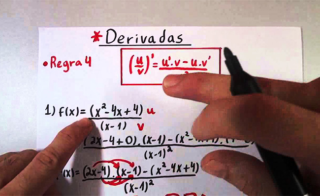 tabla de derivadas